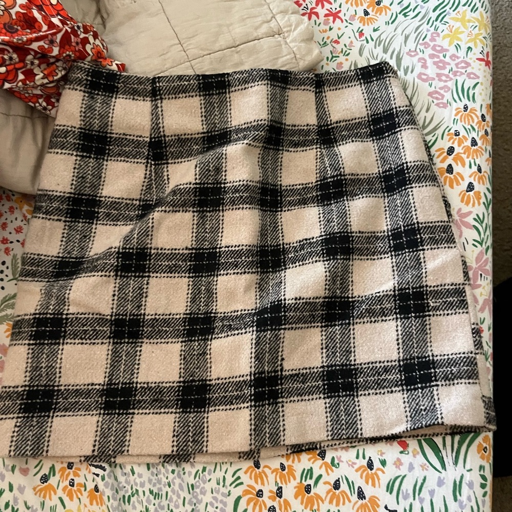Plaid Mini Skirt